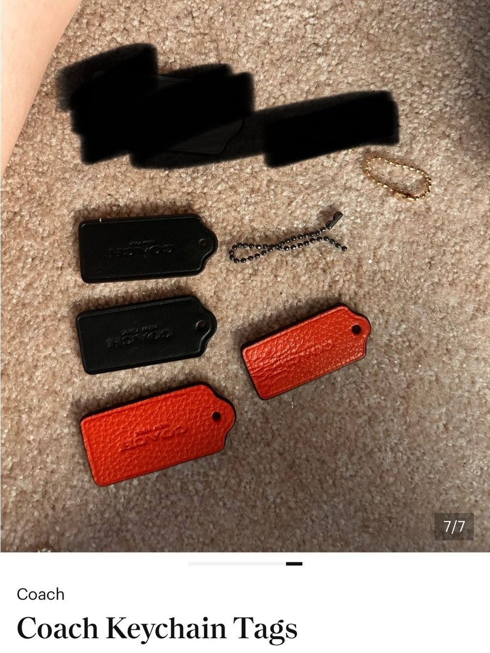 Coach Keychain Tags - Picture 6 of 6
